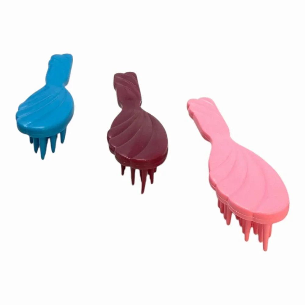 Barbie Hair Brush‎ Lot of (3) - Blue, Maroon, Pink 1990s